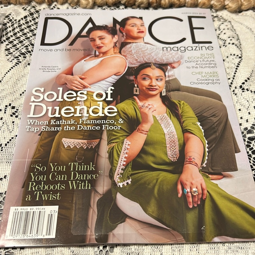 New March 2024 Dance Magazine  Amanda Castro Brinda Guha